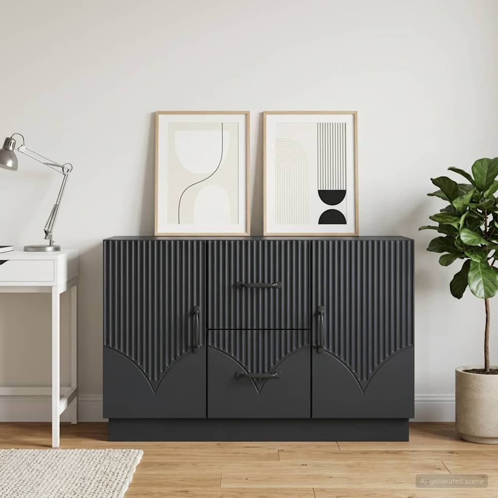 Kreveta s ladicama Crna 89 x 34,5 x 57 cm Konstruirano drvo