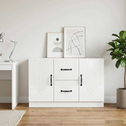 Kreveta s ladicama Bijela visokog sjaja 89 x 34,5 x 57 cm