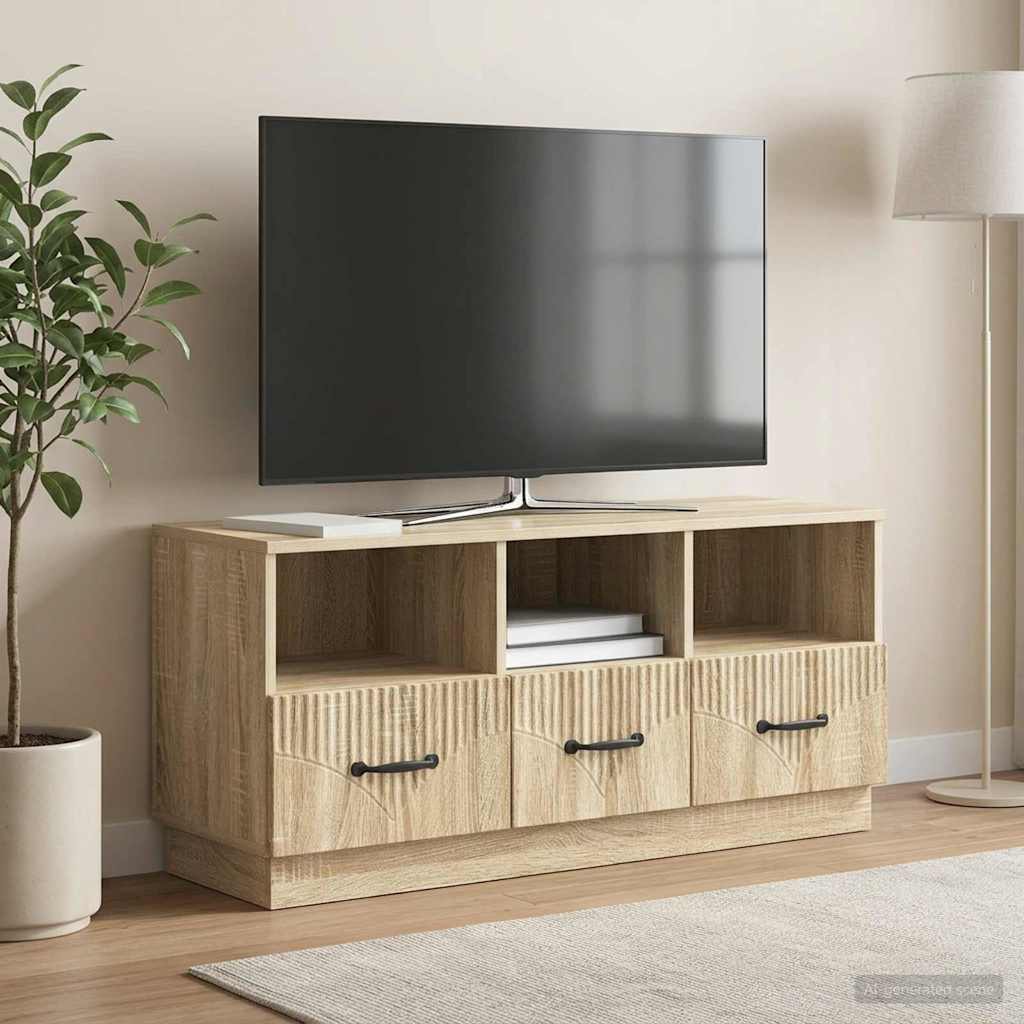 TV ormar Hrast sonoma 102 x 34,5 x 47 cm Konstruirano drvo