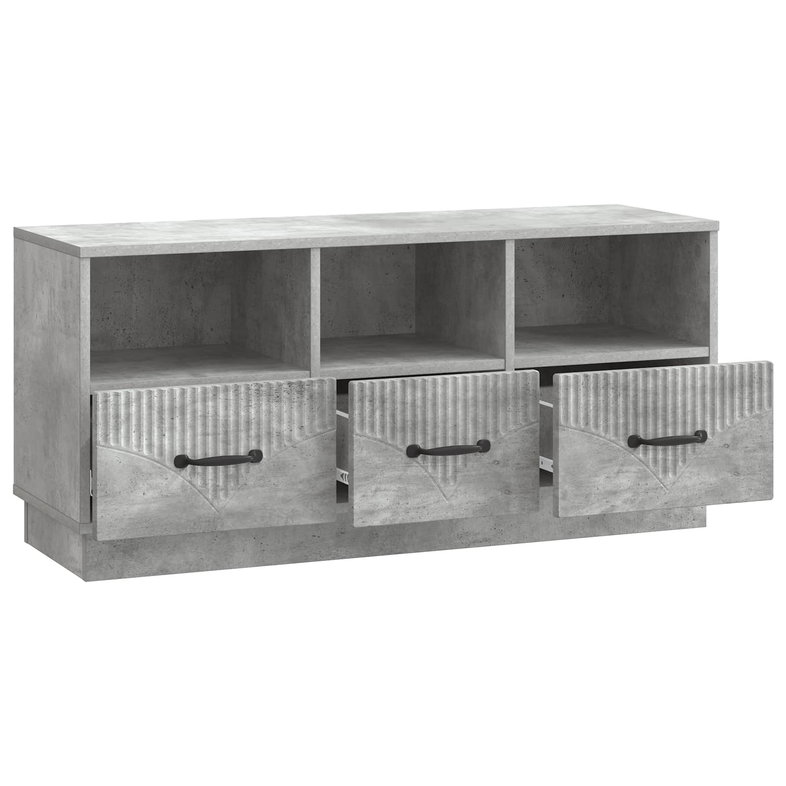 TV ormar Betonska siva 102 x 34,5 x 47 cm Konstruirano drvo