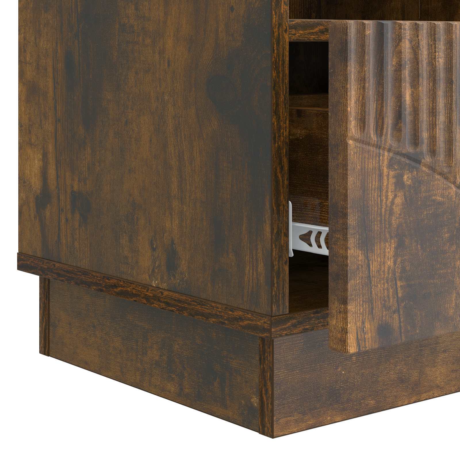 TV ormar Dimljeni hrast 102 x 34,5 x 47 cm Konstruirano drvo