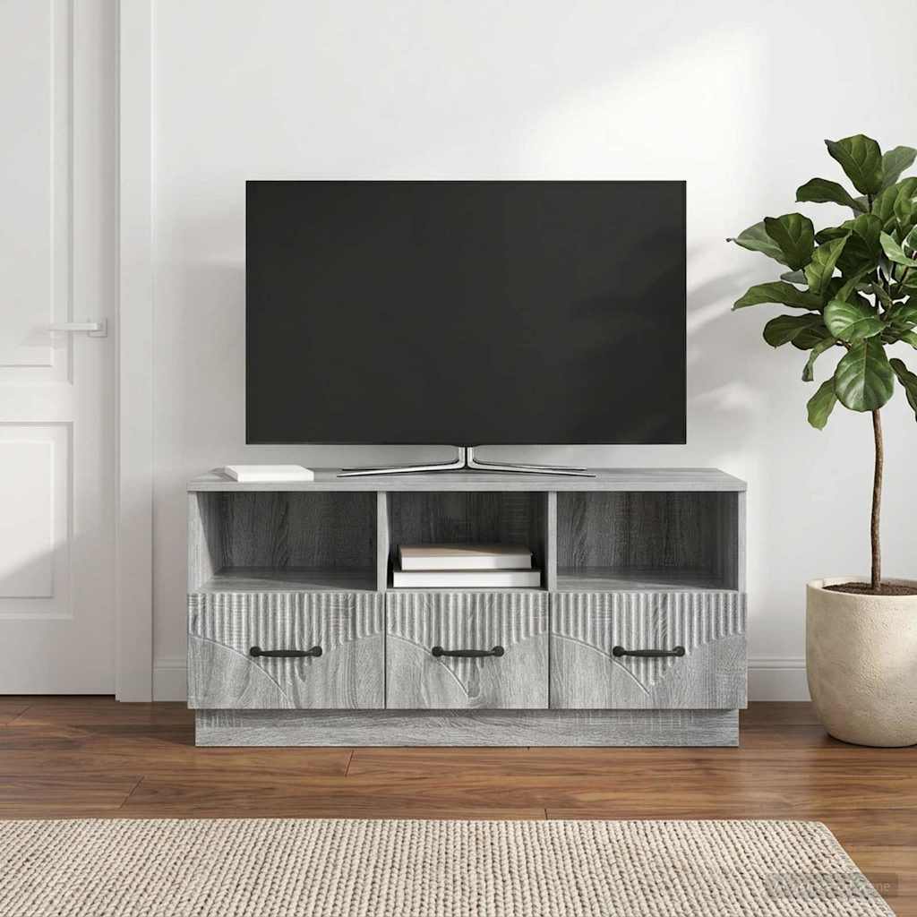 TV ormar Siva sonoma 102 x 34,5 x 47 cm Konstruirano drvo