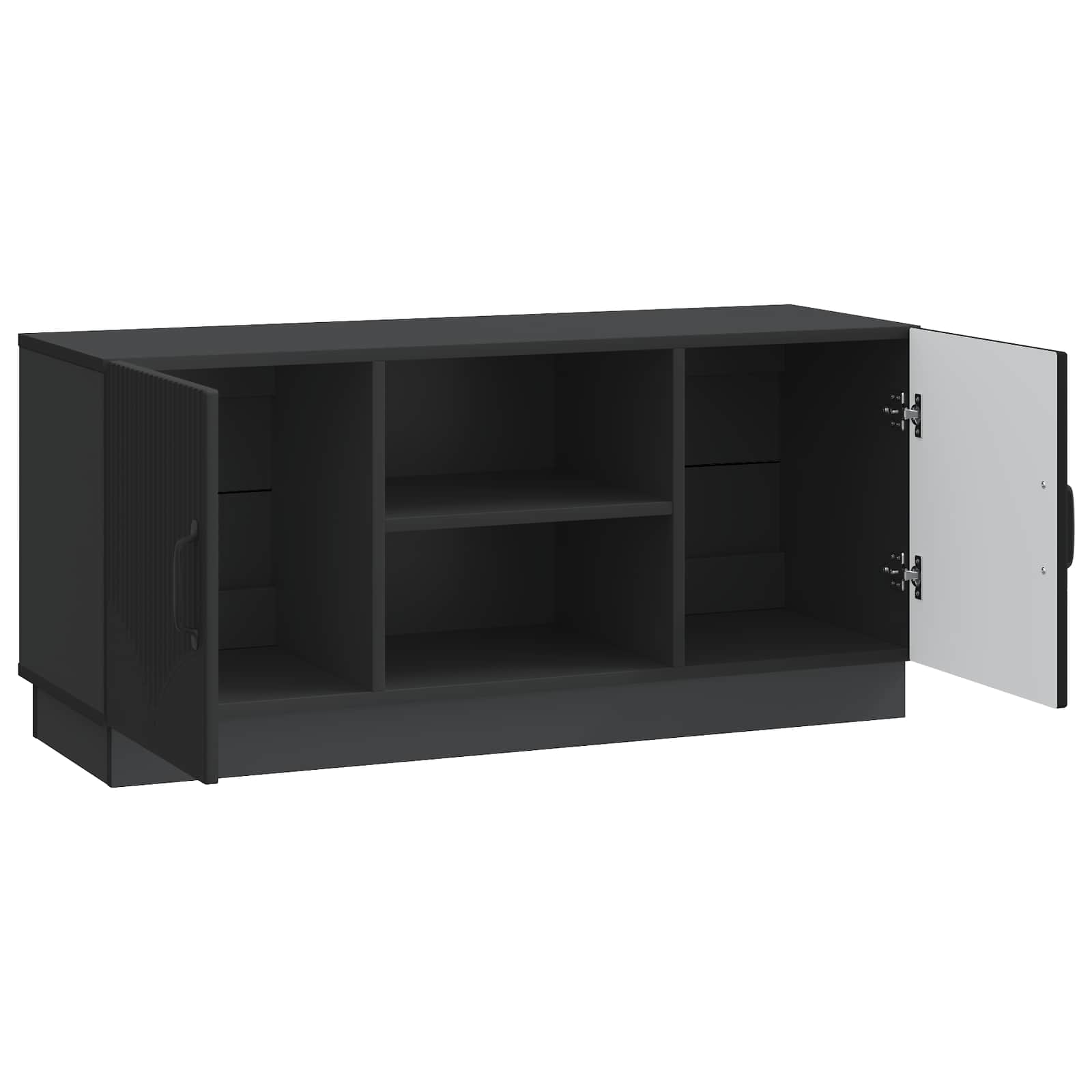 TV ormar Crna 102 x 34,5 x 47 cm Konstruirano drvo