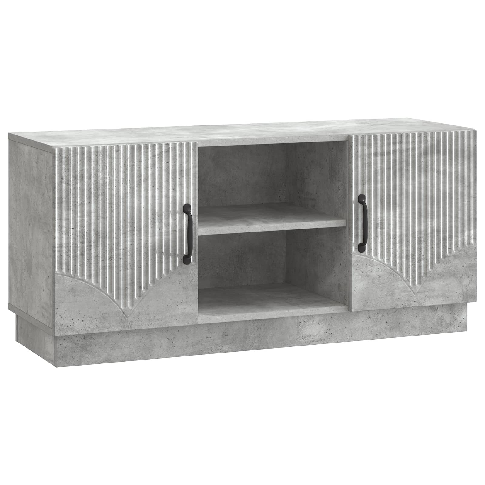 TV ormar Betonska siva 102 x 34,5 x 47 cm Konstruirano drvo