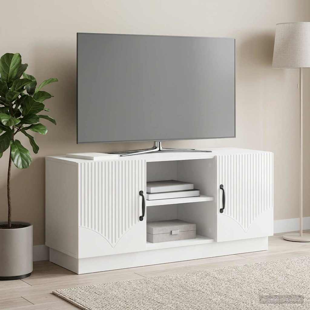 TV ormar Bijela visokog sjaja 102 x 34,5 x 47 cm