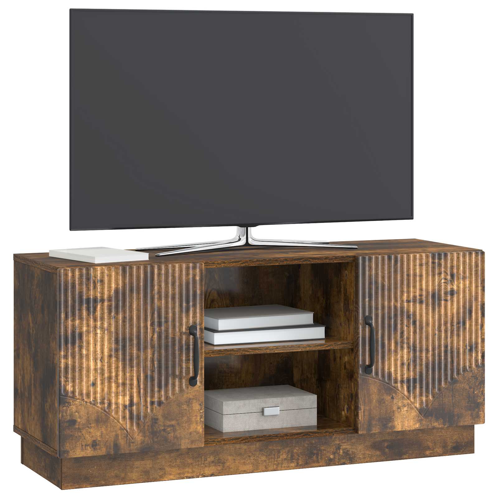 TV ormar Dimljeni hrast 102 x 34,5 x 47 cm Konstruirano drvo
