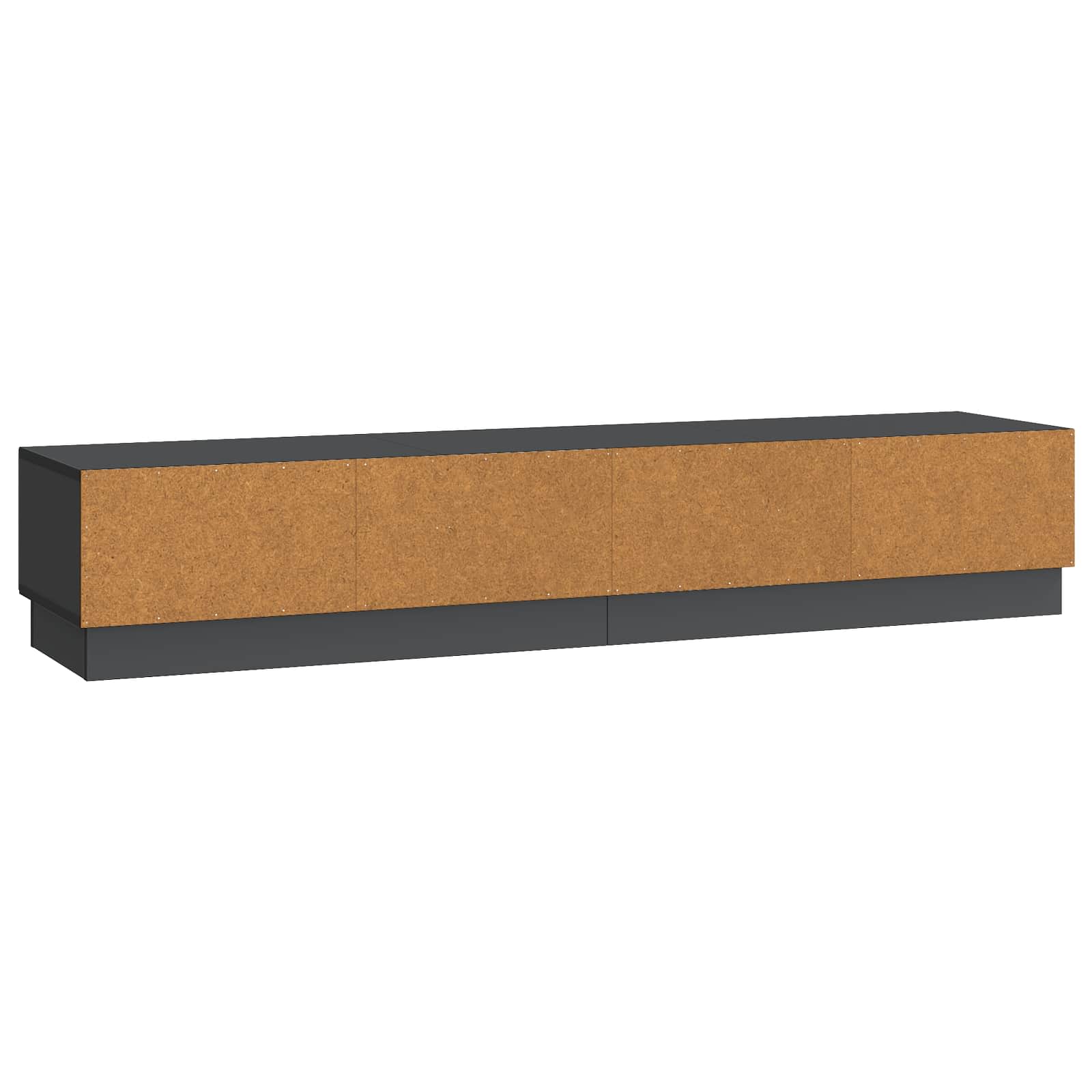 TV ormar s ladicama Crna 147 x 34,5 x 27 cm Konstruirano drvo