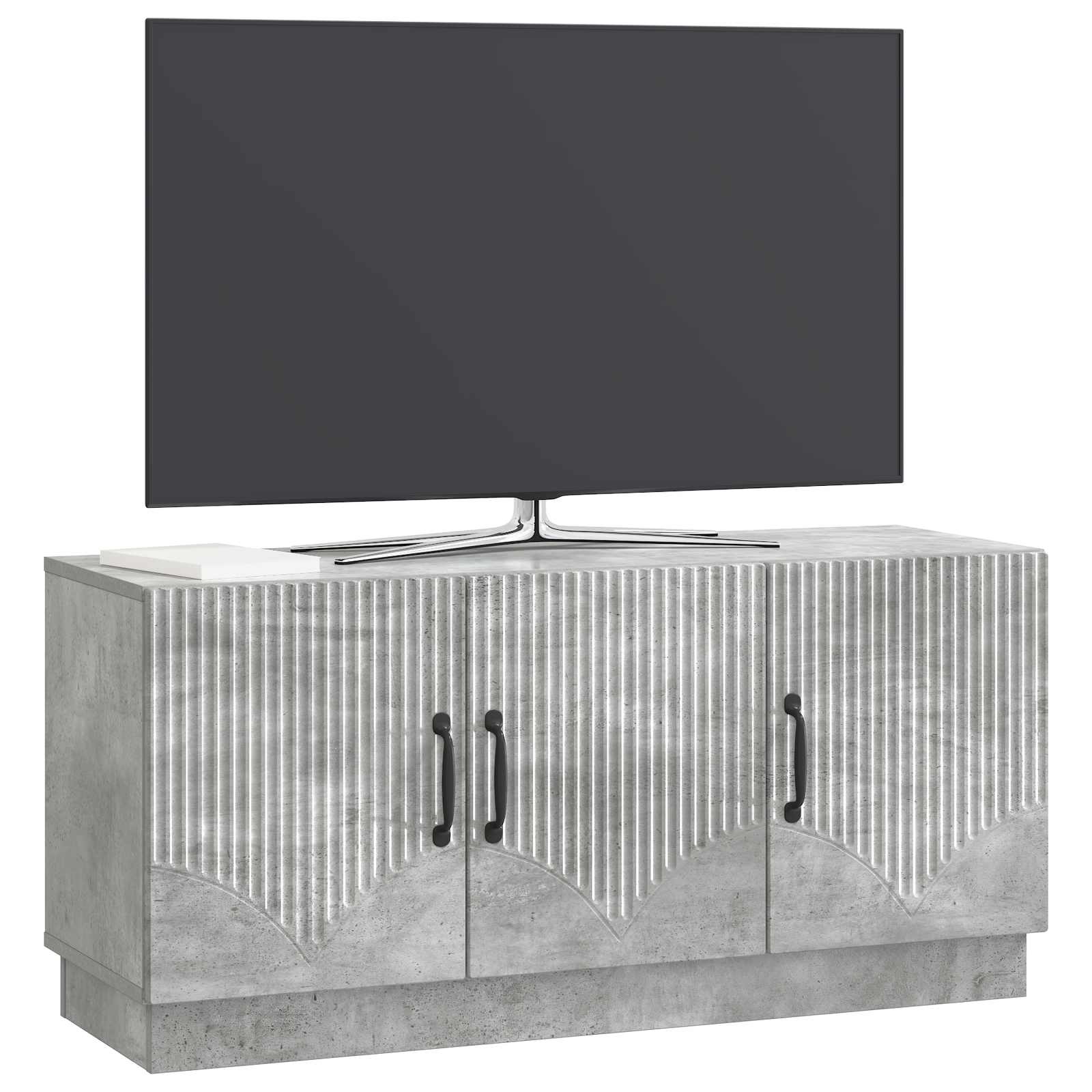 TV ormar Betonska siva 99 x 34,5 x 47 cm Konstruirano drvo