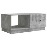 Kava Stol Betonska siva 90 x 50 x 37 cm Konstruirano drvo