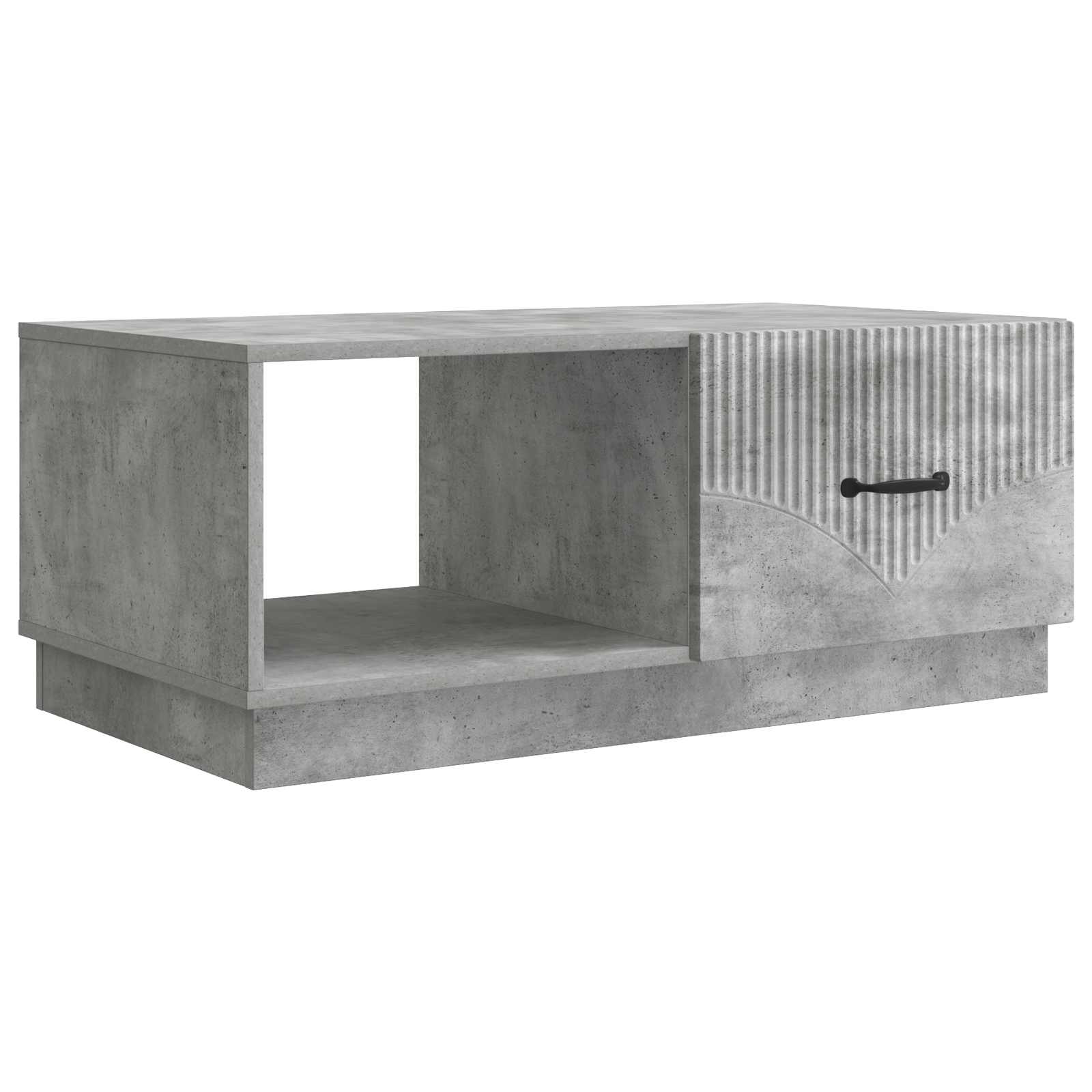 Kava Stol Betonska siva 90 x 50 x 37 cm Konstruirano drvo