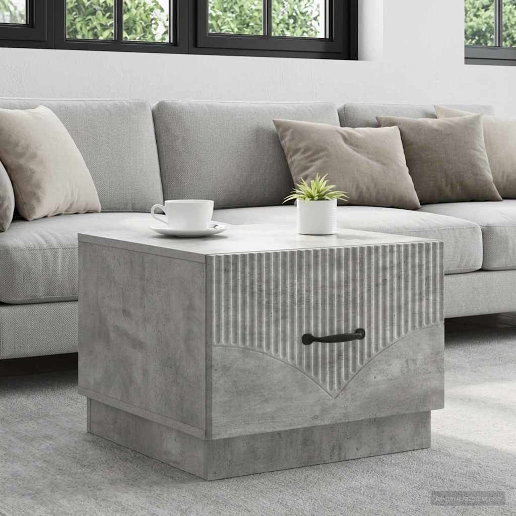 Kava Stol Betonska siva 49 x 50 x 37 cm Konstruirano drvo
