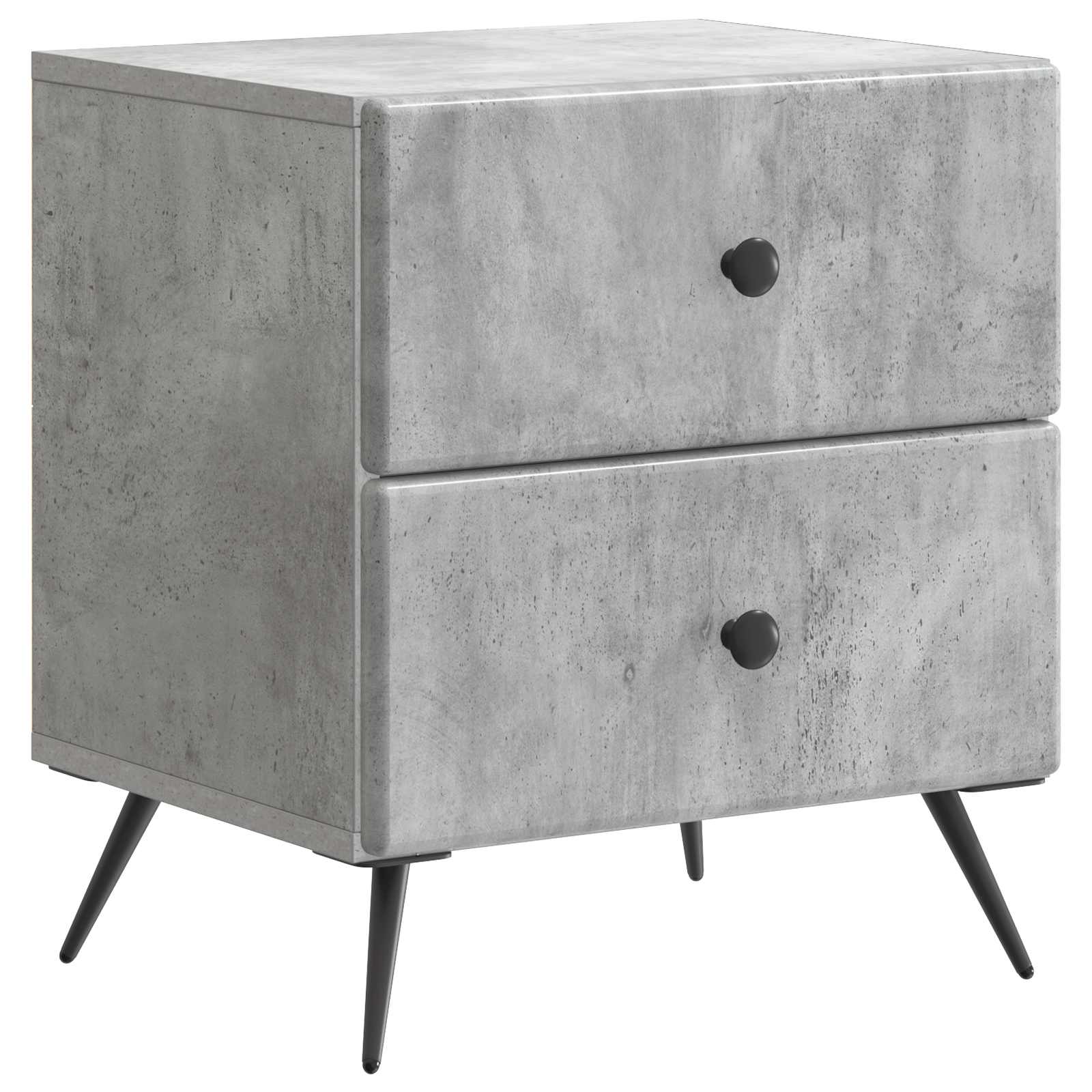 Noćni ormar Betonska siva 43 x 34,5 x 47,5 cm Konstruirano drvo