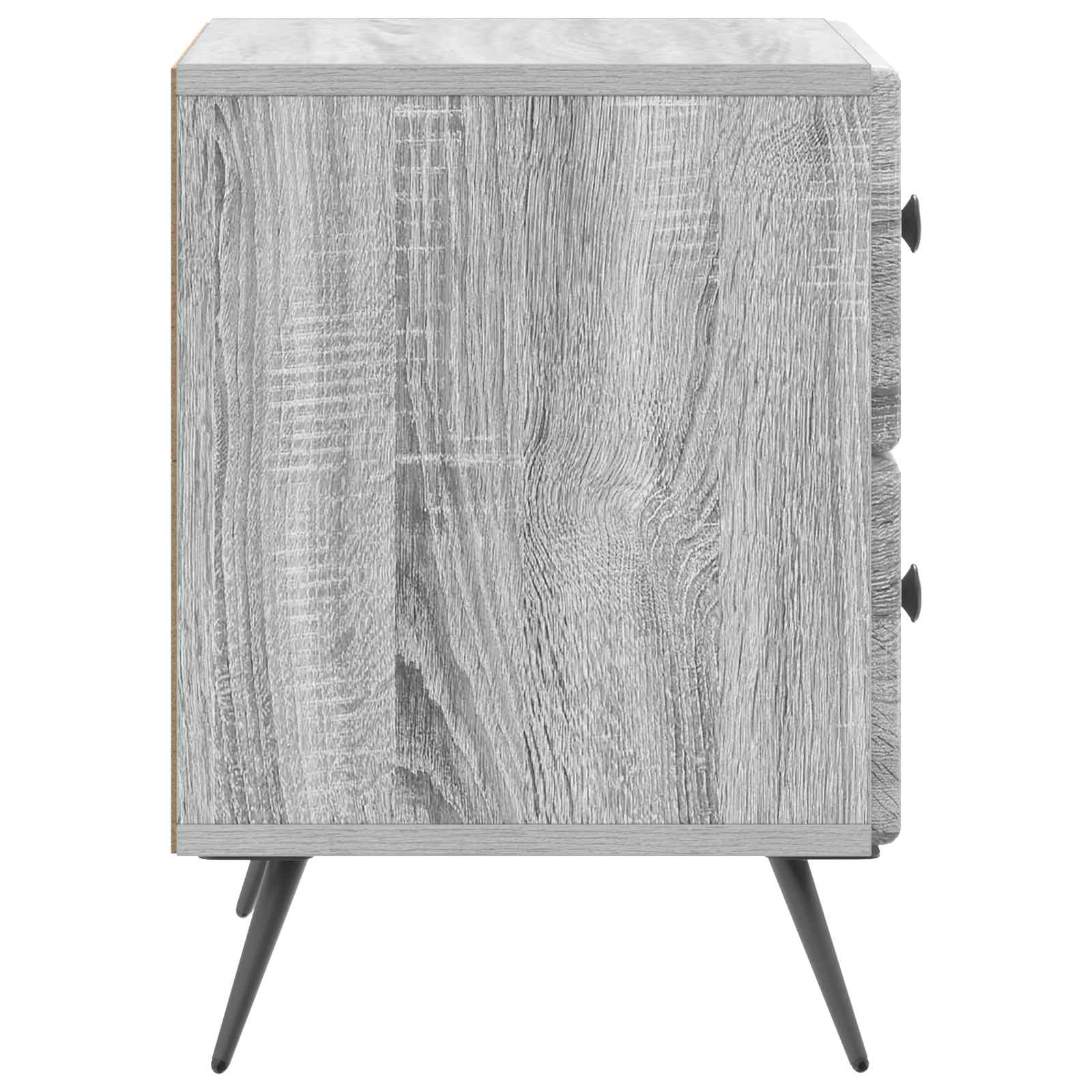Noćni ormar Siva sonoma 43 x 34,5 x 47,5 cm Konstruirano drvo
