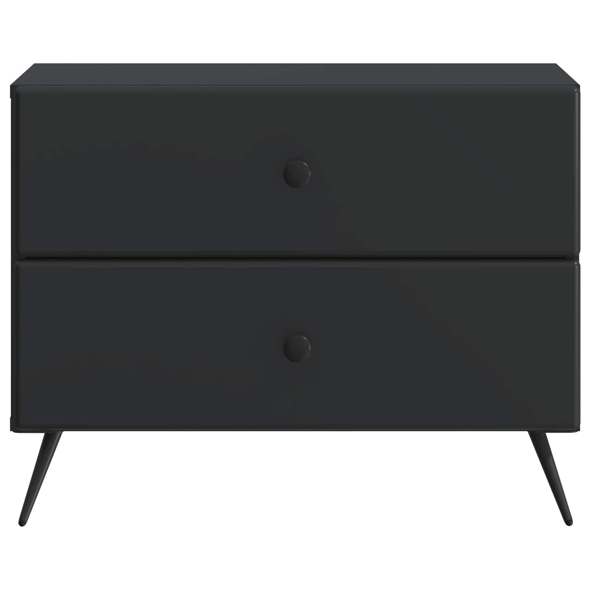 Noćni ormar Crna 62 x 34,5 x 47,5 cm Konstruirano drvo