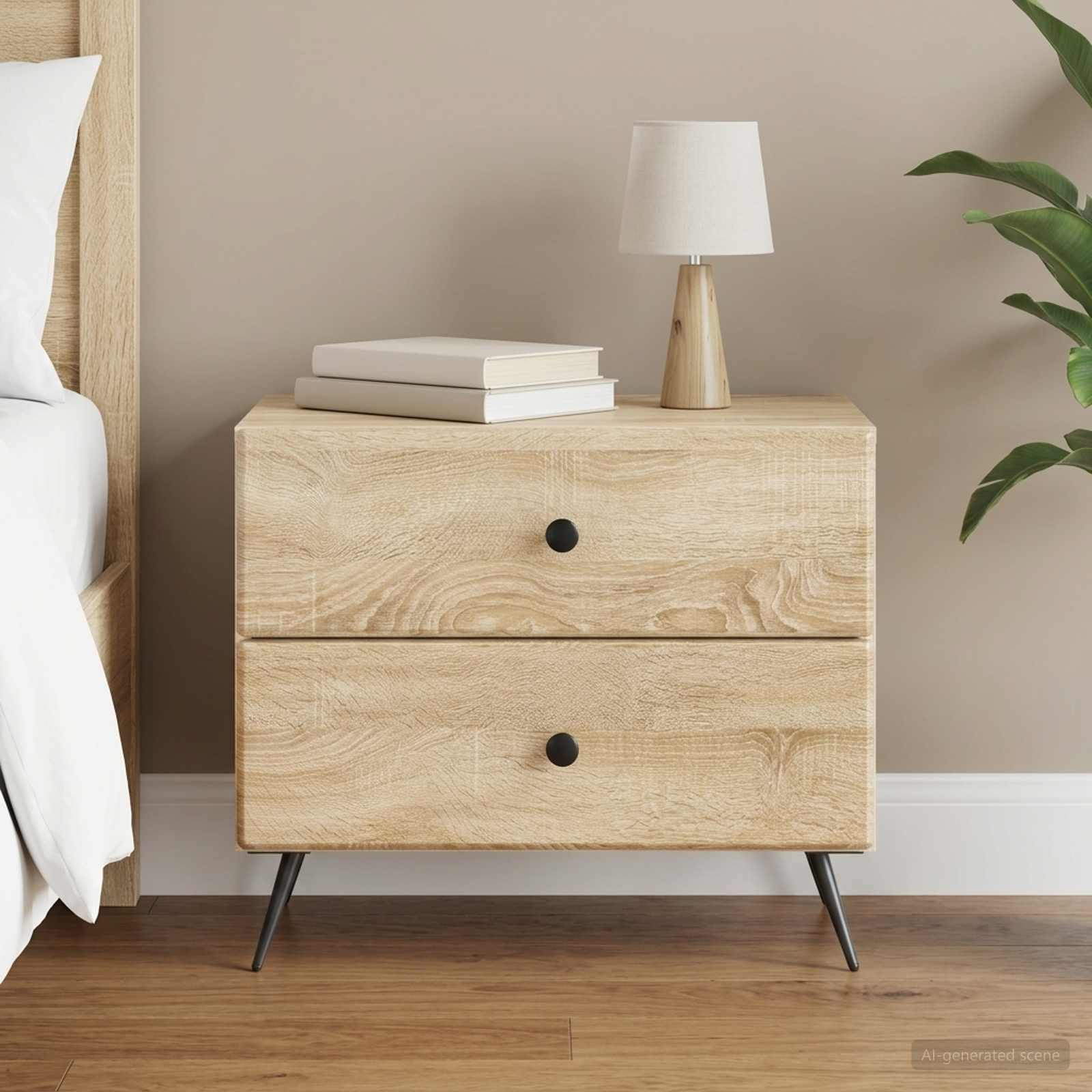 Noćni ormar Hrast sonoma 62 x 34,5 x 47,5 cm Konstruirano drvo