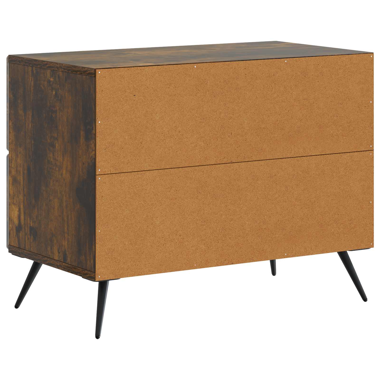 Noćni ormar s ladicama Dimljeni hrast 62 x 34,5 x 47,5 cm