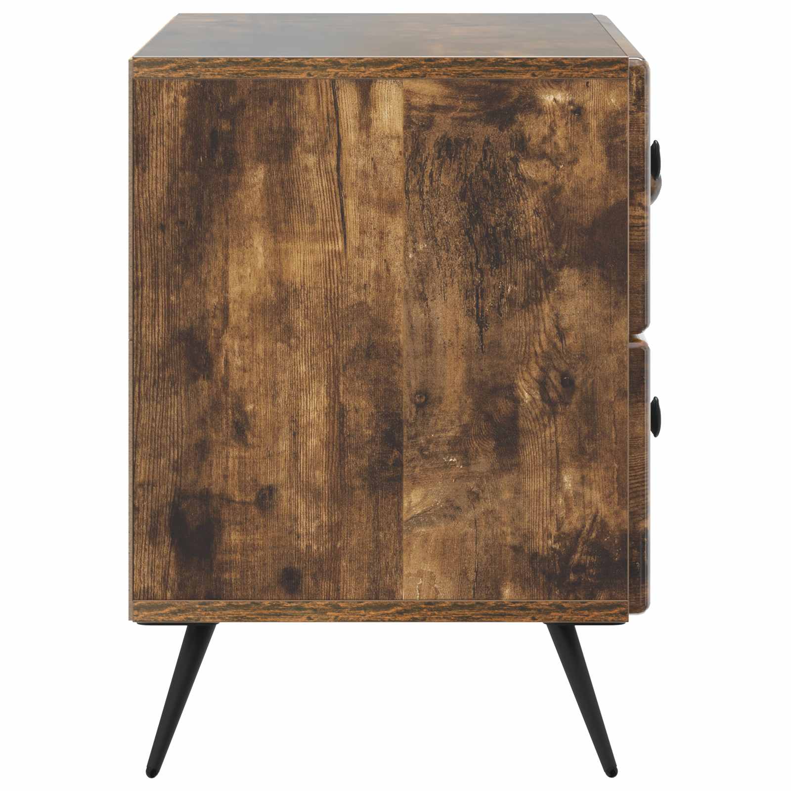 Noćni ormar s ladicama Dimljeni hrast 62 x 34,5 x 47,5 cm
