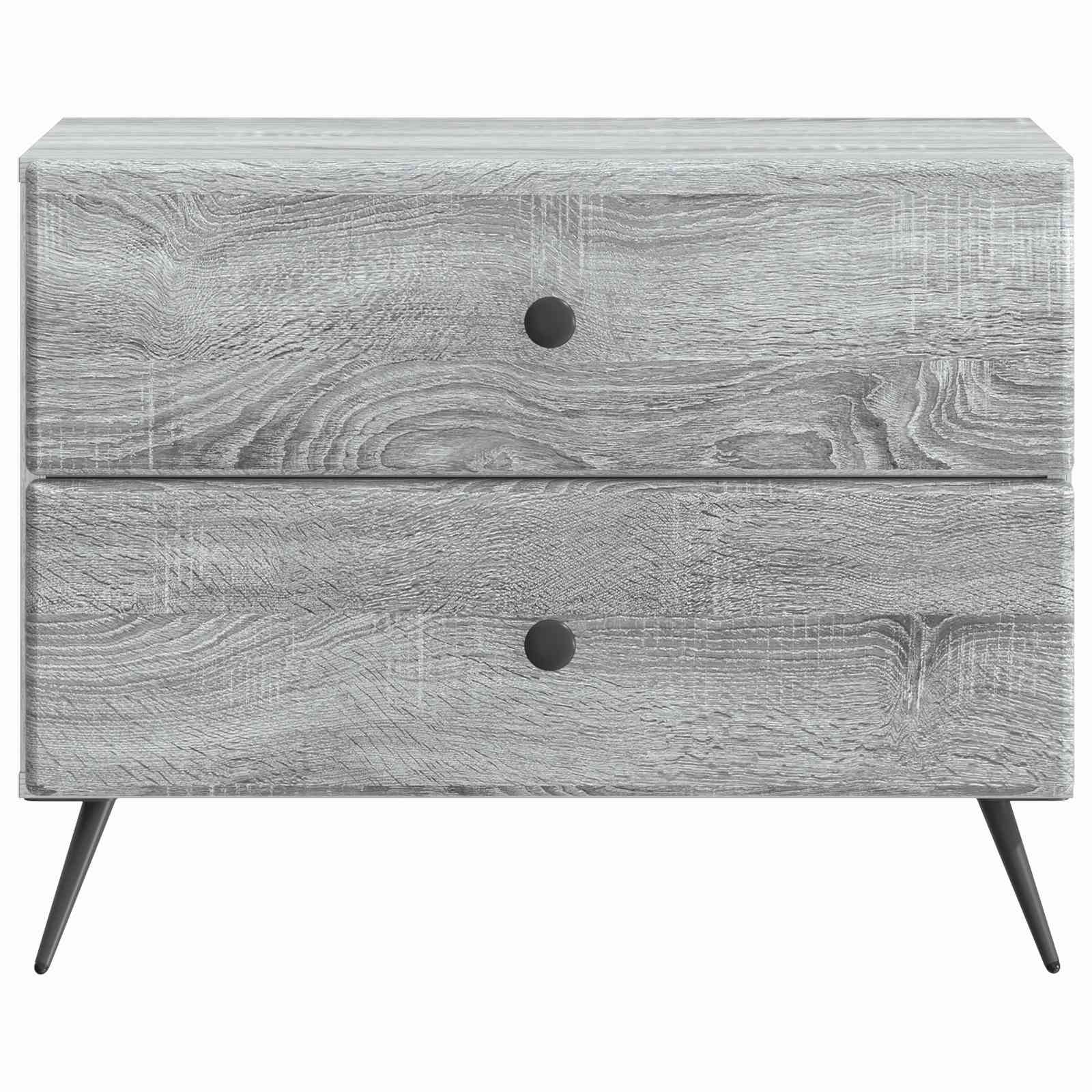 Noćni ormar Siva sonoma 62 x 34,5 x 47,5 cm Konstruirano drvo