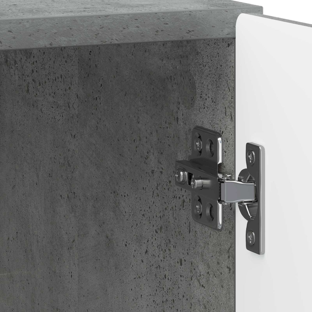 Noćni ormar Betonska siva 43 x 34,5 x 50 cm Konstruirano drvo