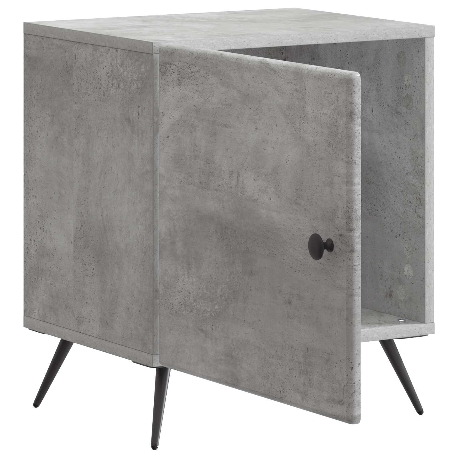 Noćni ormar 2 pcs Betonska siva 43 x 34,5 x 50 cm