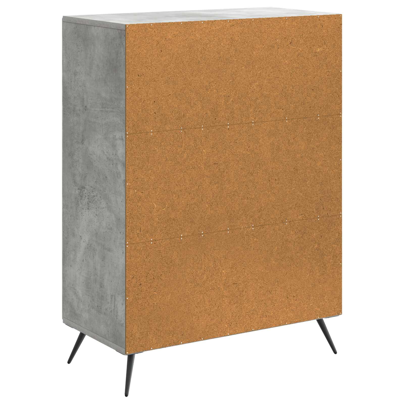 Kreveta Betonska siva 66 x 34,5 x 90 cm Konstruirano drvo