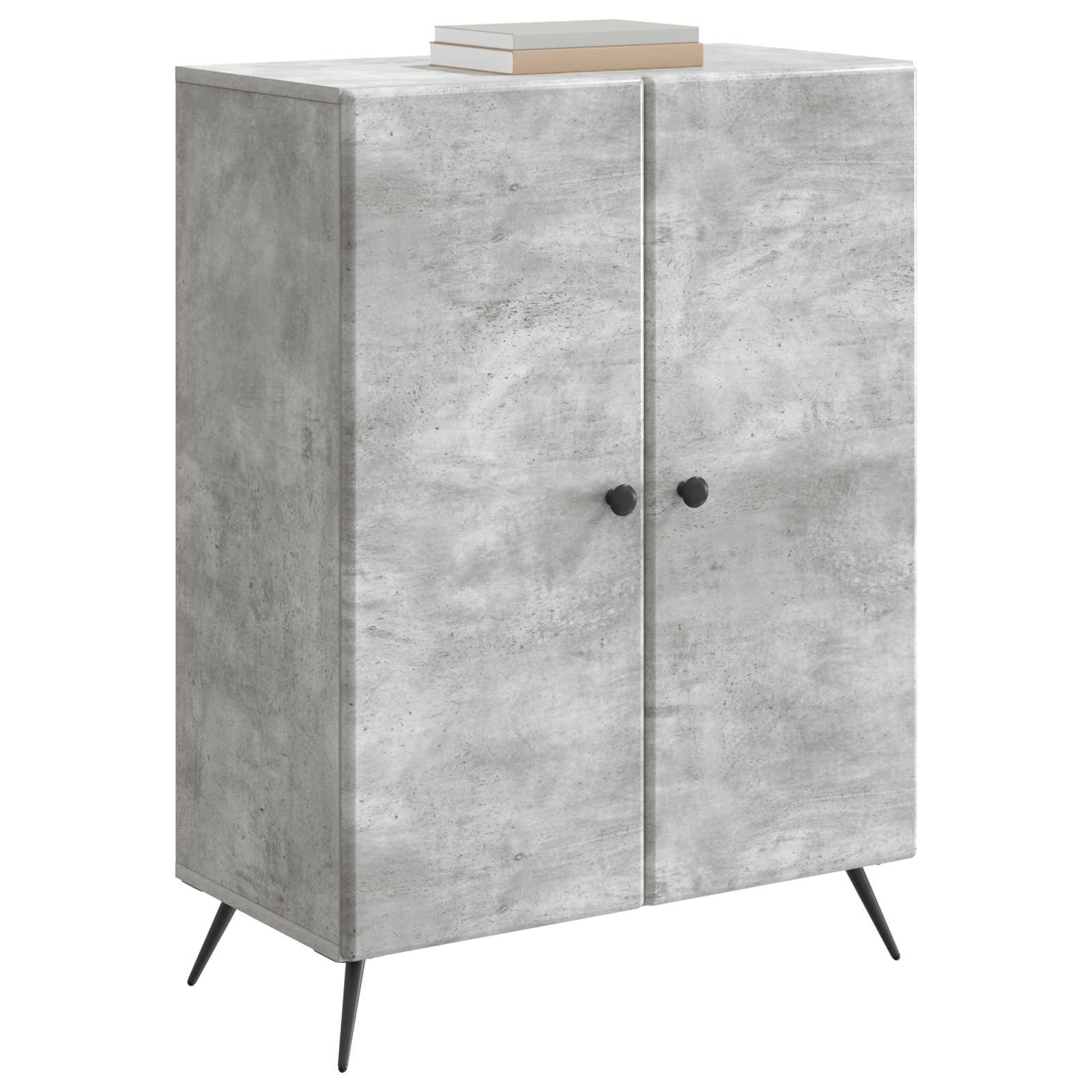 Kreveta Betonska siva 66 x 34,5 x 90 cm Konstruirano drvo
