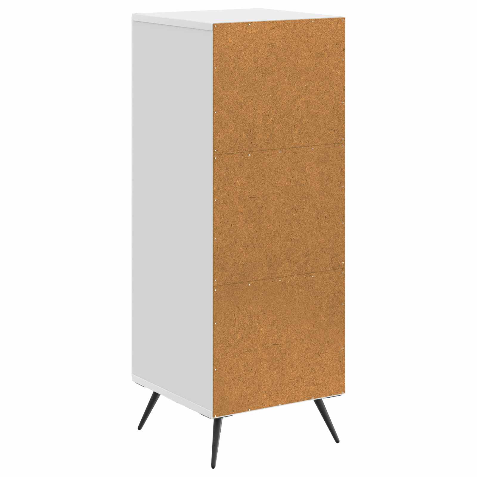 Kreveta Bijela visokog sjaja 33 x 34,5 x 90 cm