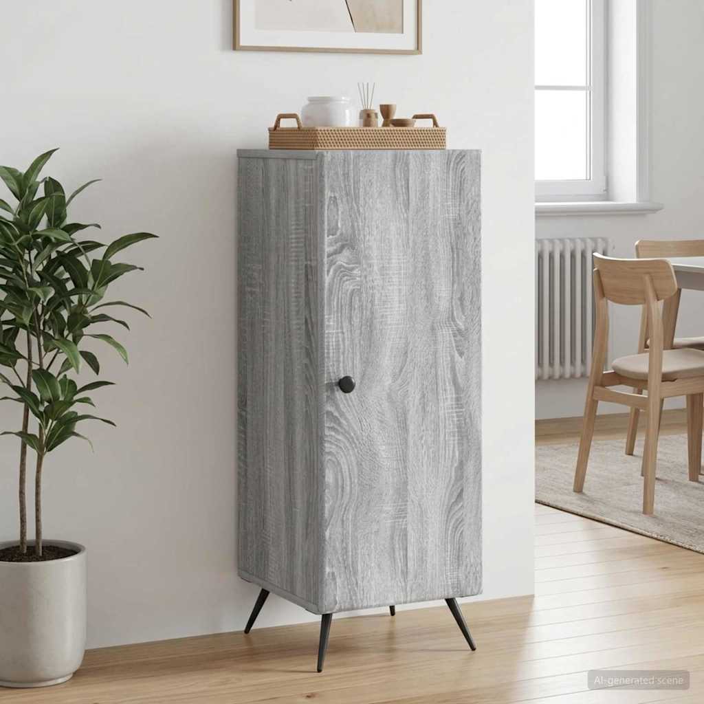 Kreveta Siva sonoma 33 x 34,5 x 90 cm Konstruirano drvo