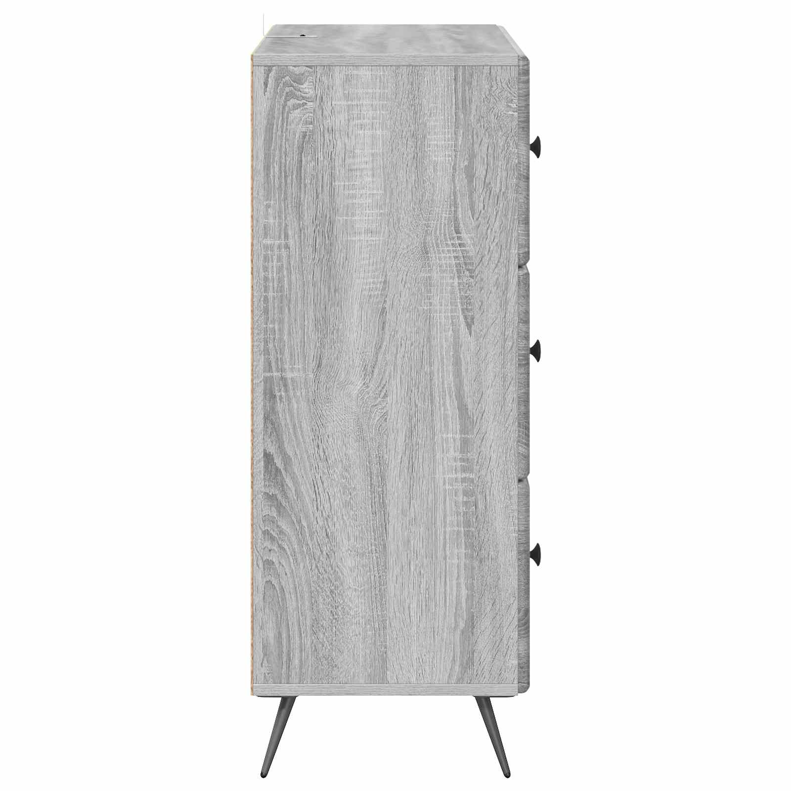 Ormar s ladicama Siva sonoma 66 x 34,5 x 90 cm