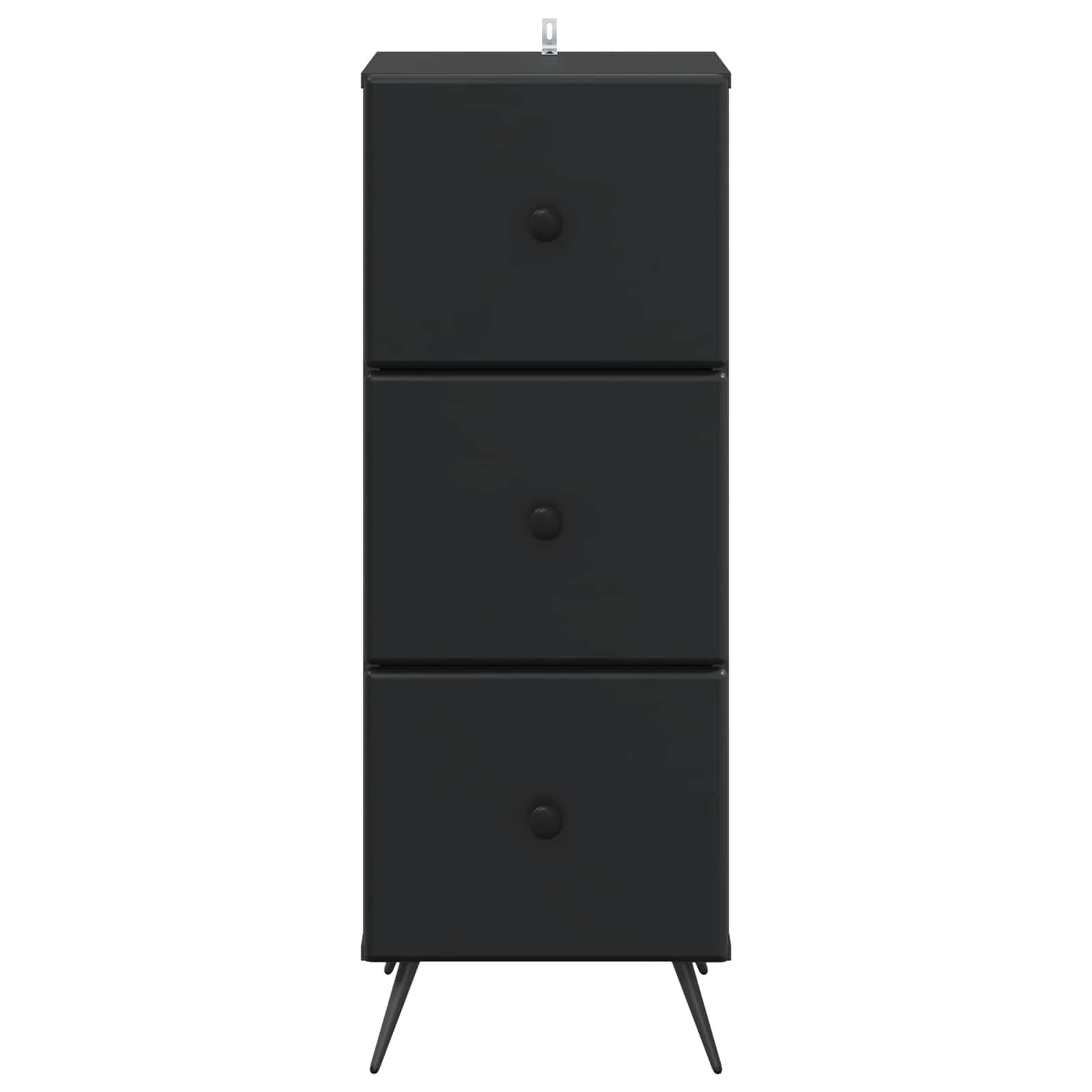 Ormar s ladicama Crna 33 x 34,5 x 90 cm Konstruirano drvo