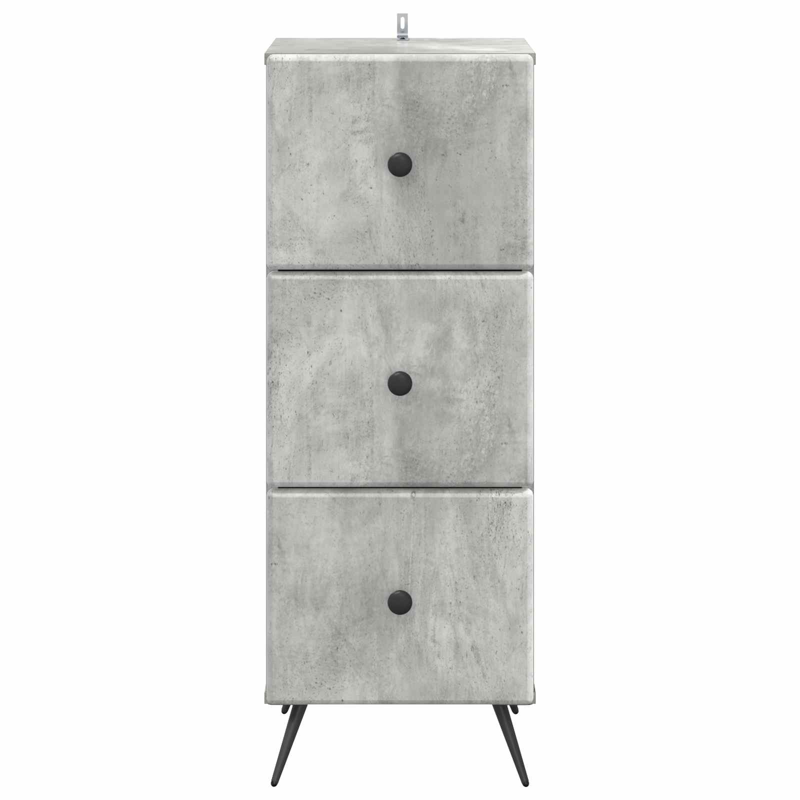 Ormar s ladicama Betonska siva 33 x 34,5 x 90 cm