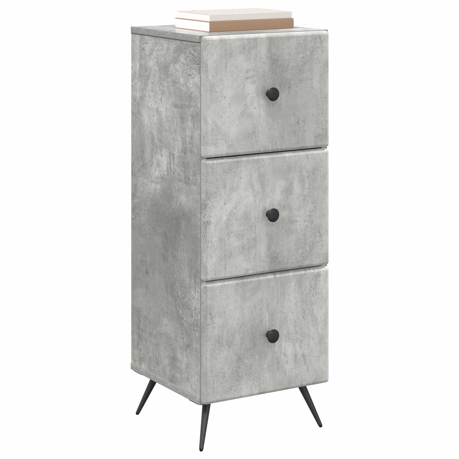 Ormar s ladicama Betonska siva 33 x 34,5 x 90 cm