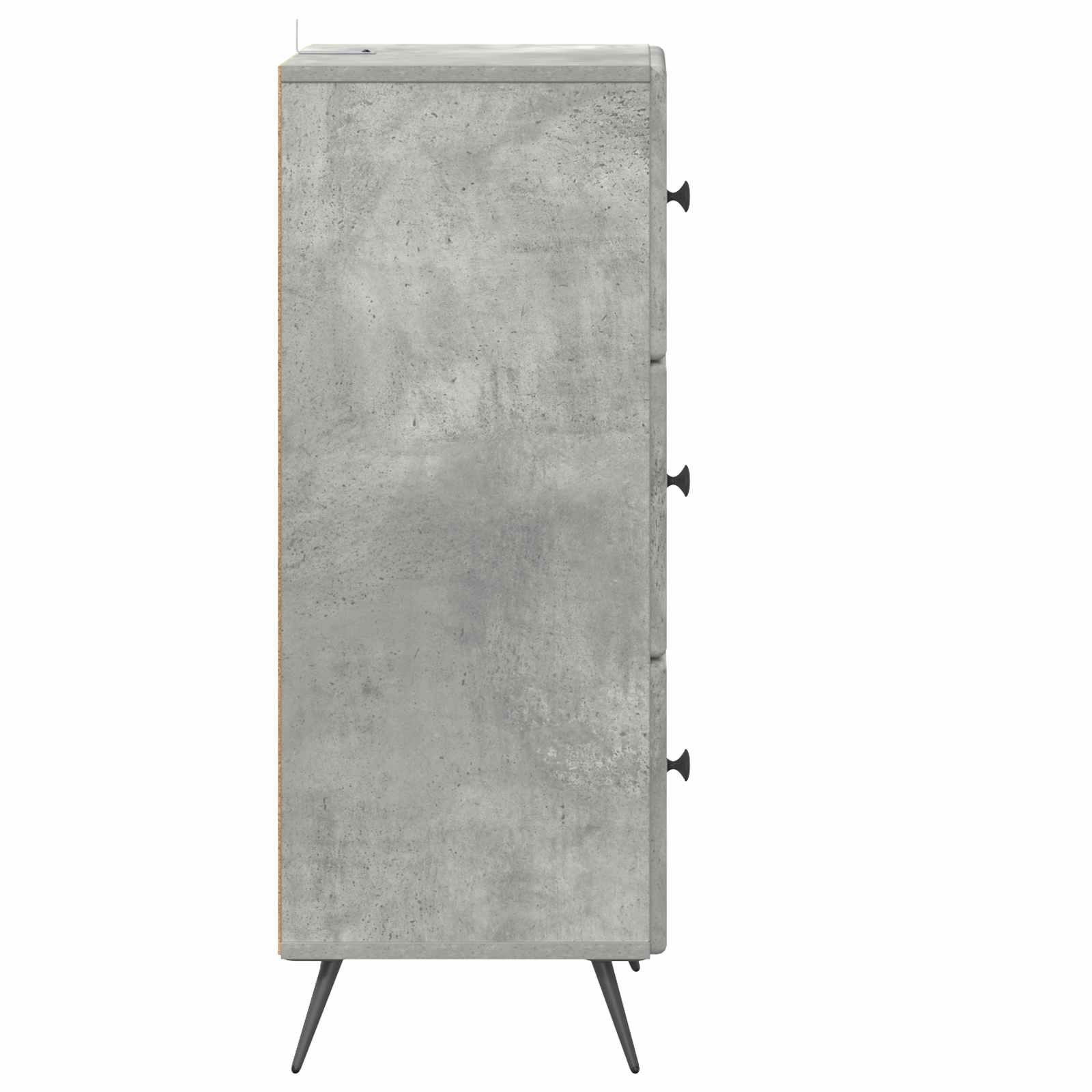 Ormar s ladicama Betonska siva 33 x 34,5 x 90 cm
