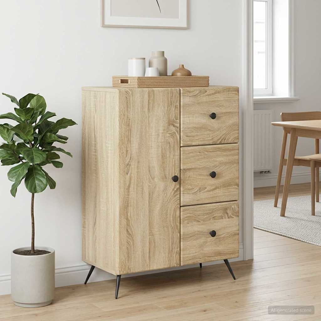 Kreveta Hrast sonoma 66 x 34,5 x 90 cm Konstruirano drvo
