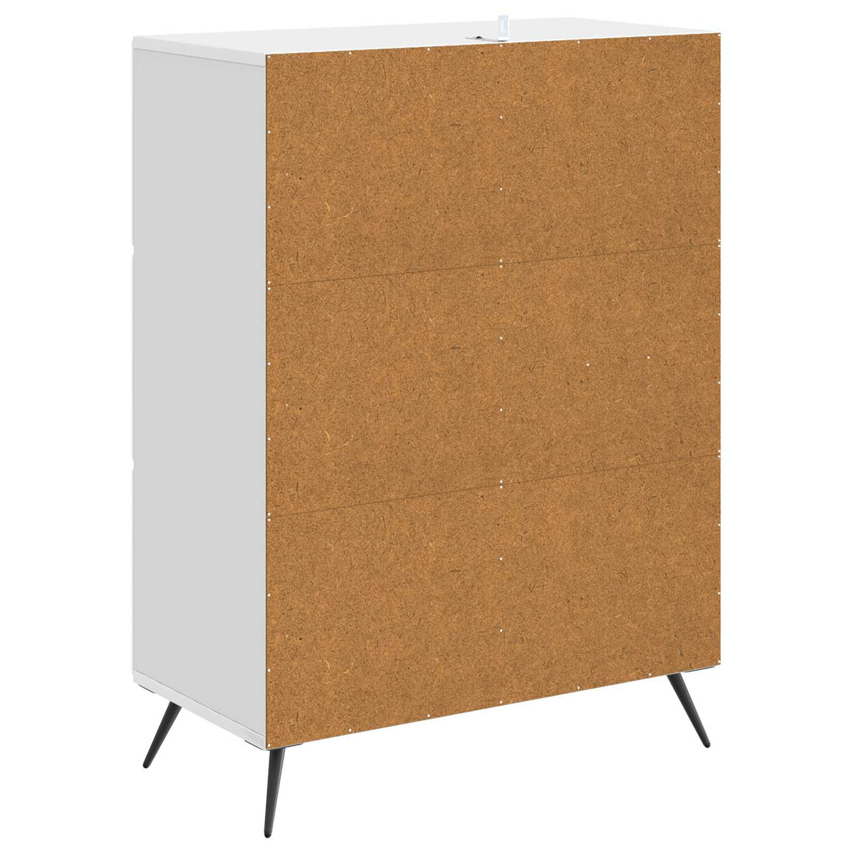 Kreveta Bijela visokog sjaja 66 x 34,5 x 90 cm