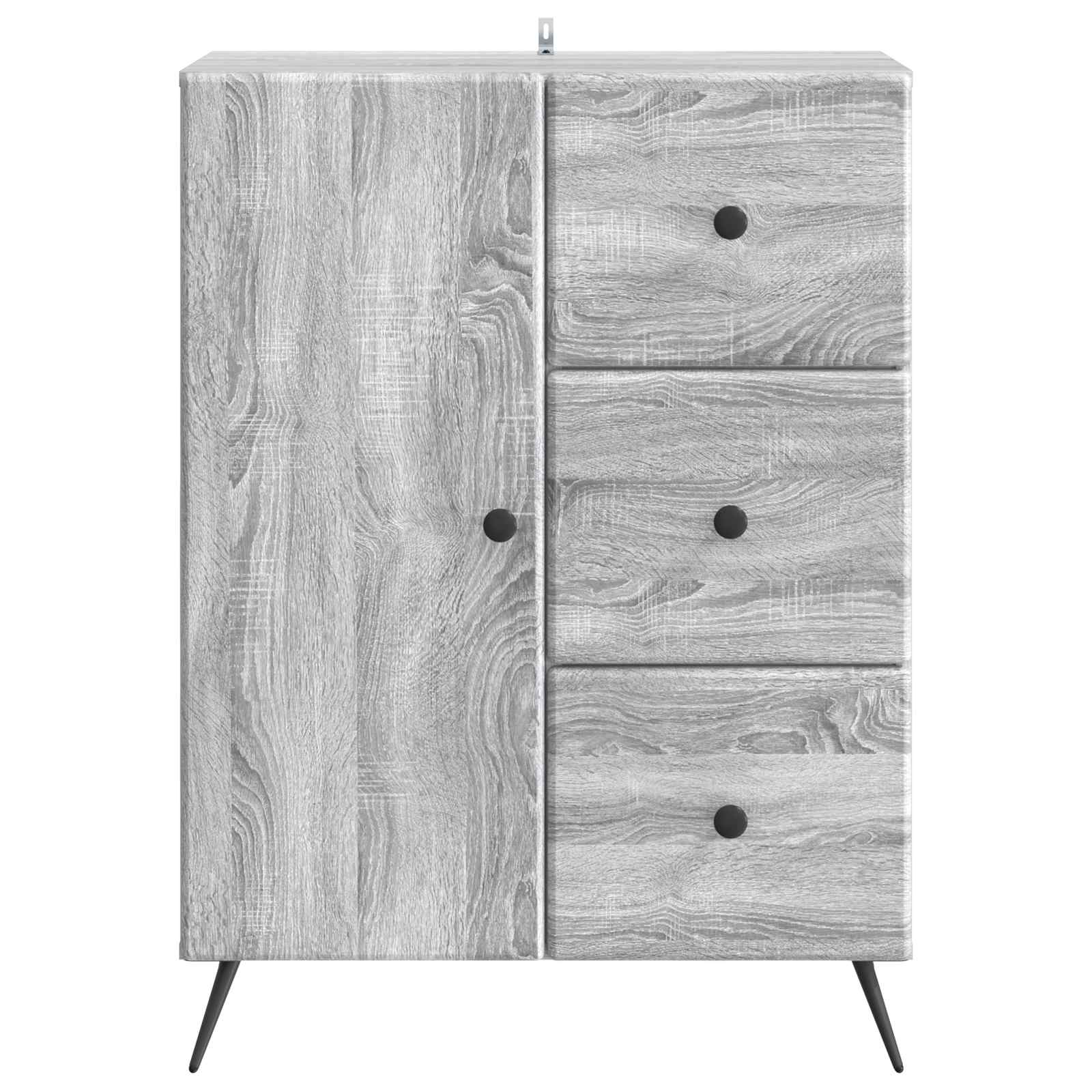 Kreveta Siva sonoma 66 x 34,5 x 90 cm Konstruirano drvo