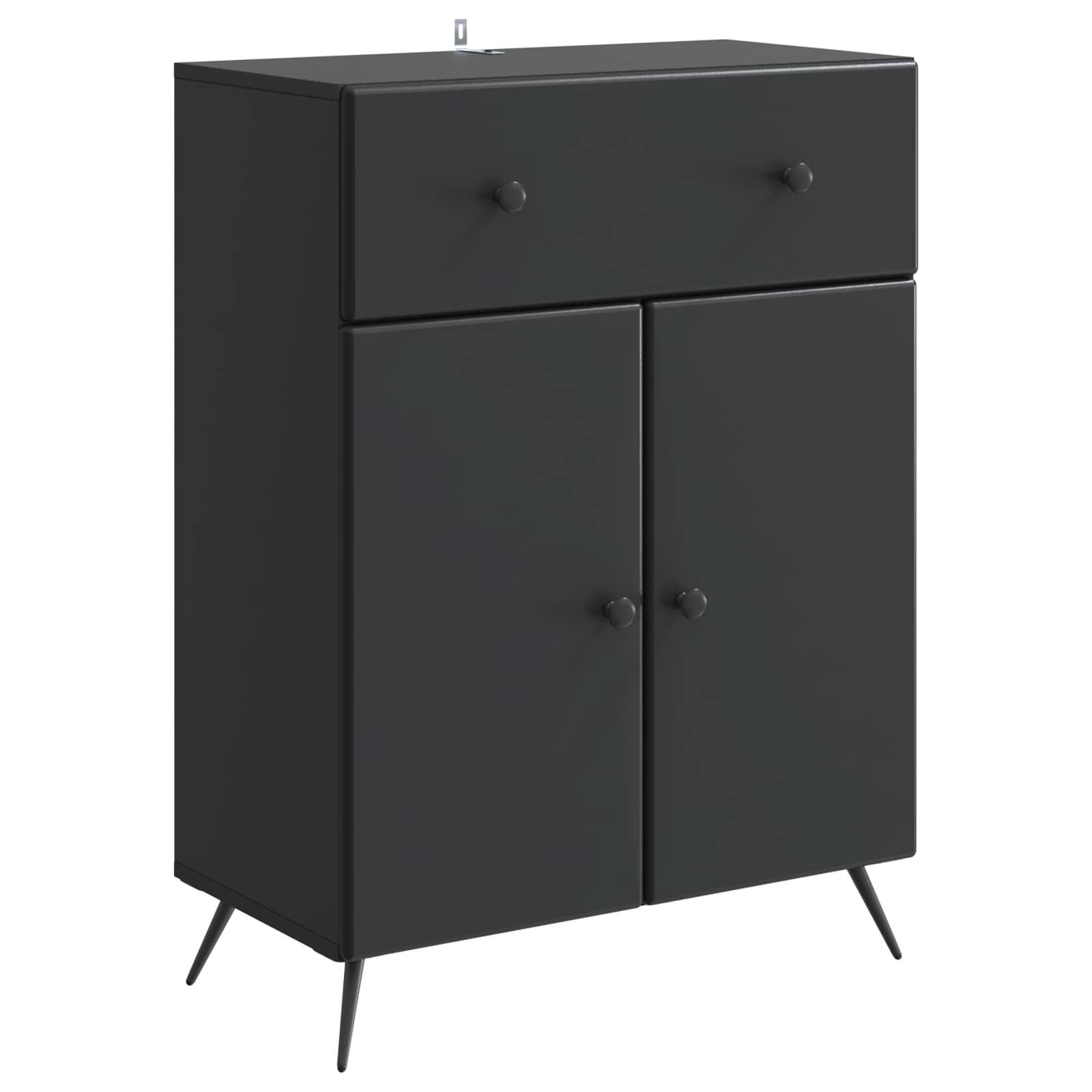 Kreveta s ladicama Crna 66 x 34,5 x 90 cm Konstruirano drvo