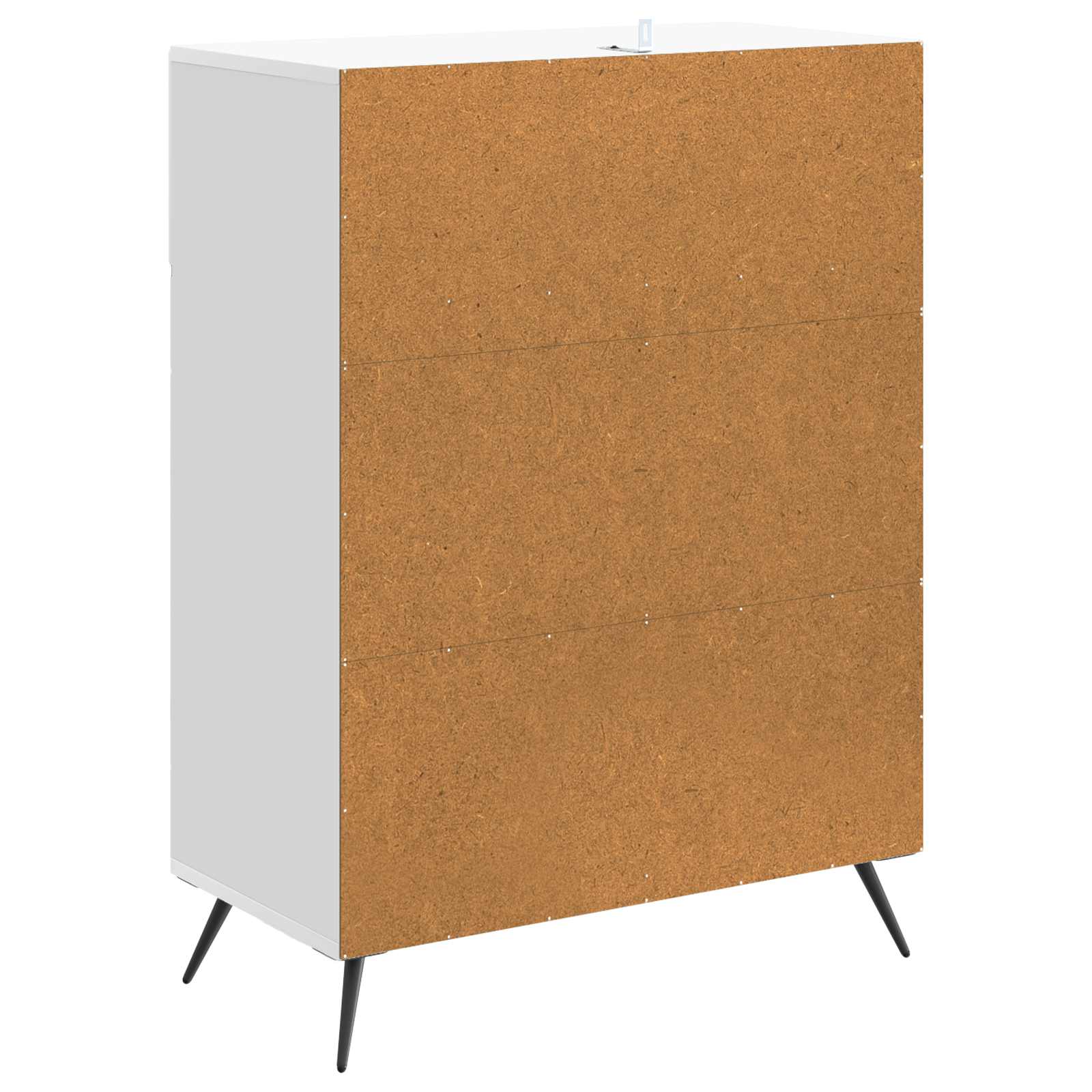 Kreveta s ladicama Bijela visokog sjaja 66 x 34,5 x 90 cm
