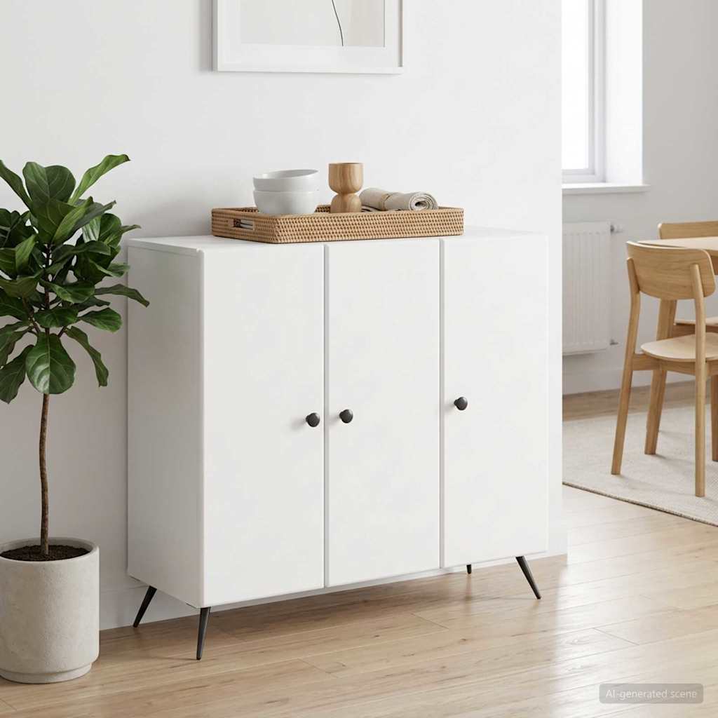 Kreveta Bijela 89 x 34,5 x 80 cm Konstruirano drvo