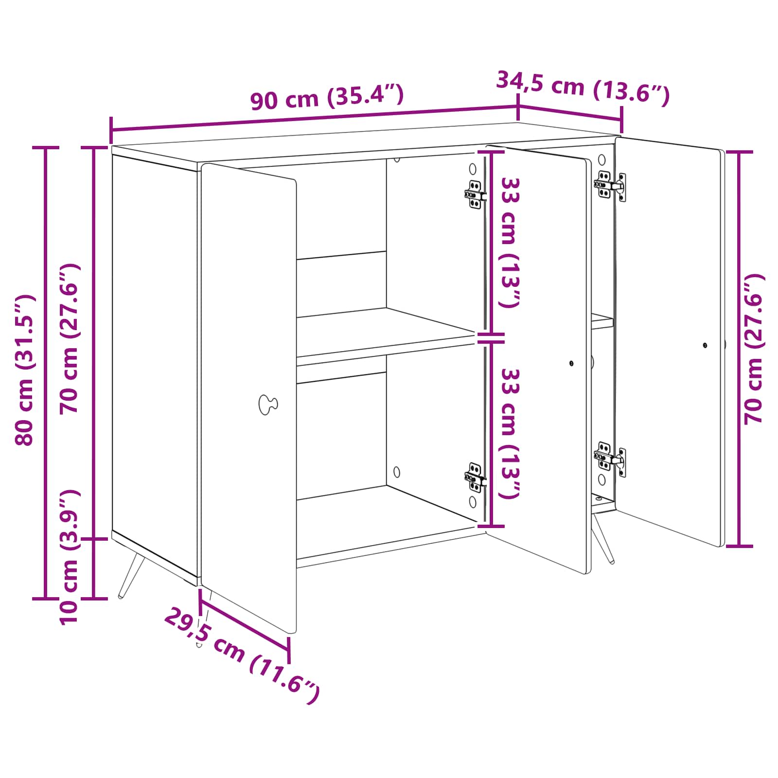 Kreveta Staro drvo 89 x 34,5 x 80 cm Konstruirano drvo