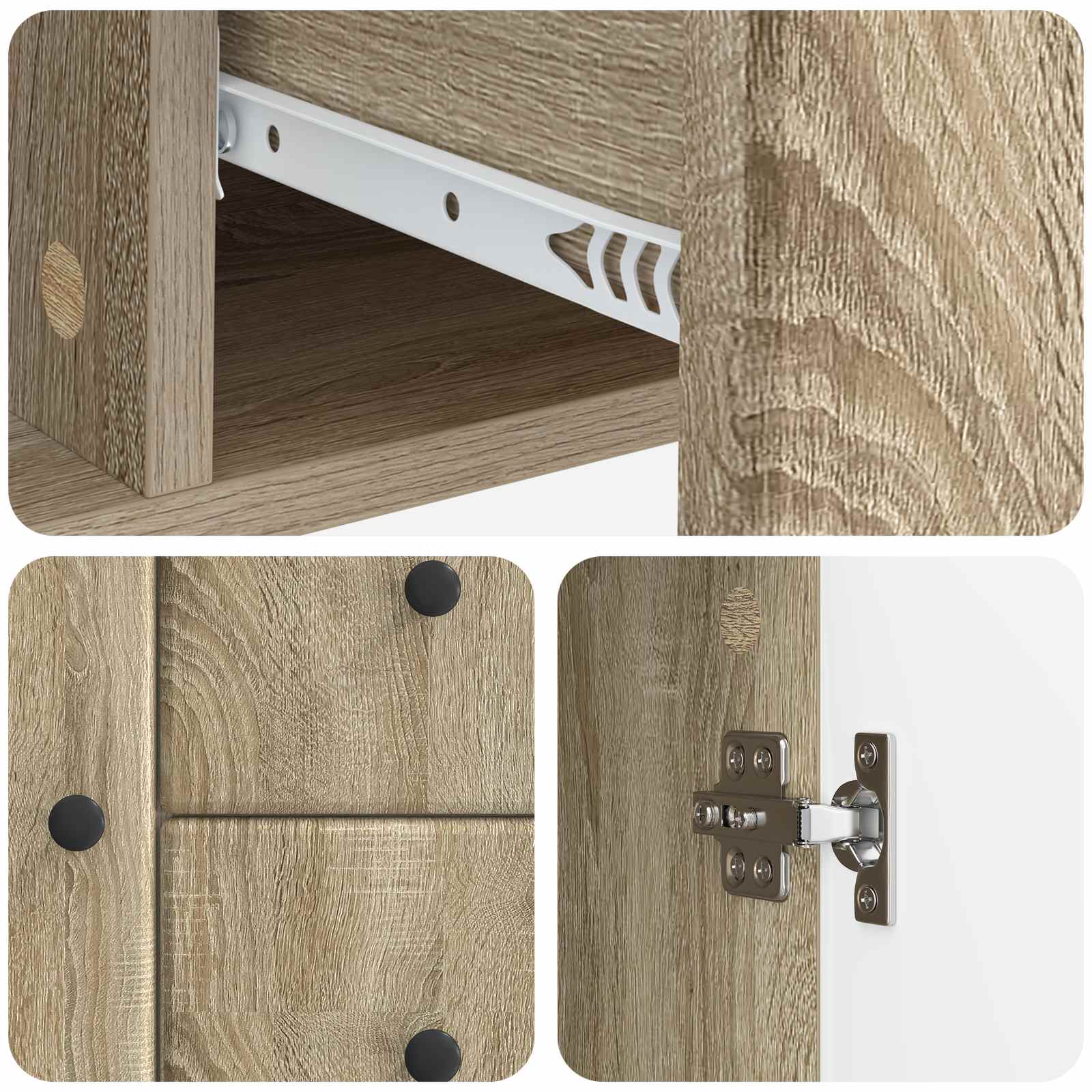 Kreveta Hrast sonoma 89 x 34,5 x 60 cm Konstruirano drvo