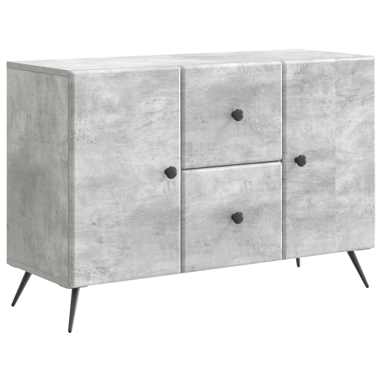 Kreveta Betonska siva 89 x 34,5 x 60 cm Konstruirano drvo