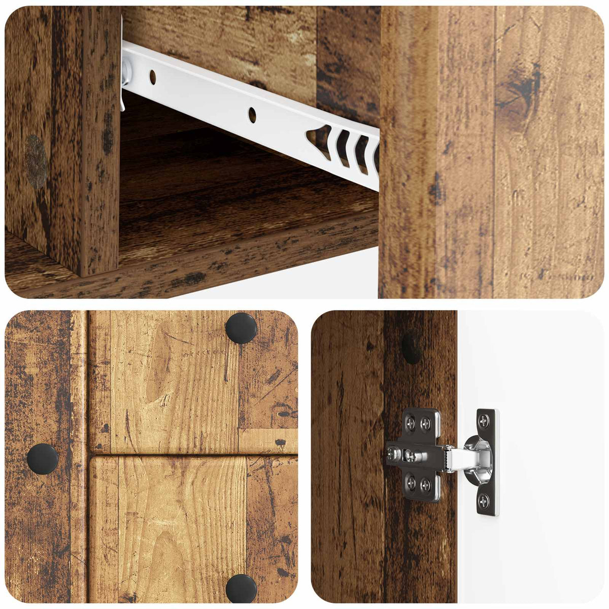 Kreveta Staro drvo 89 x 34,5 x 60 cm Konstruirano drvo