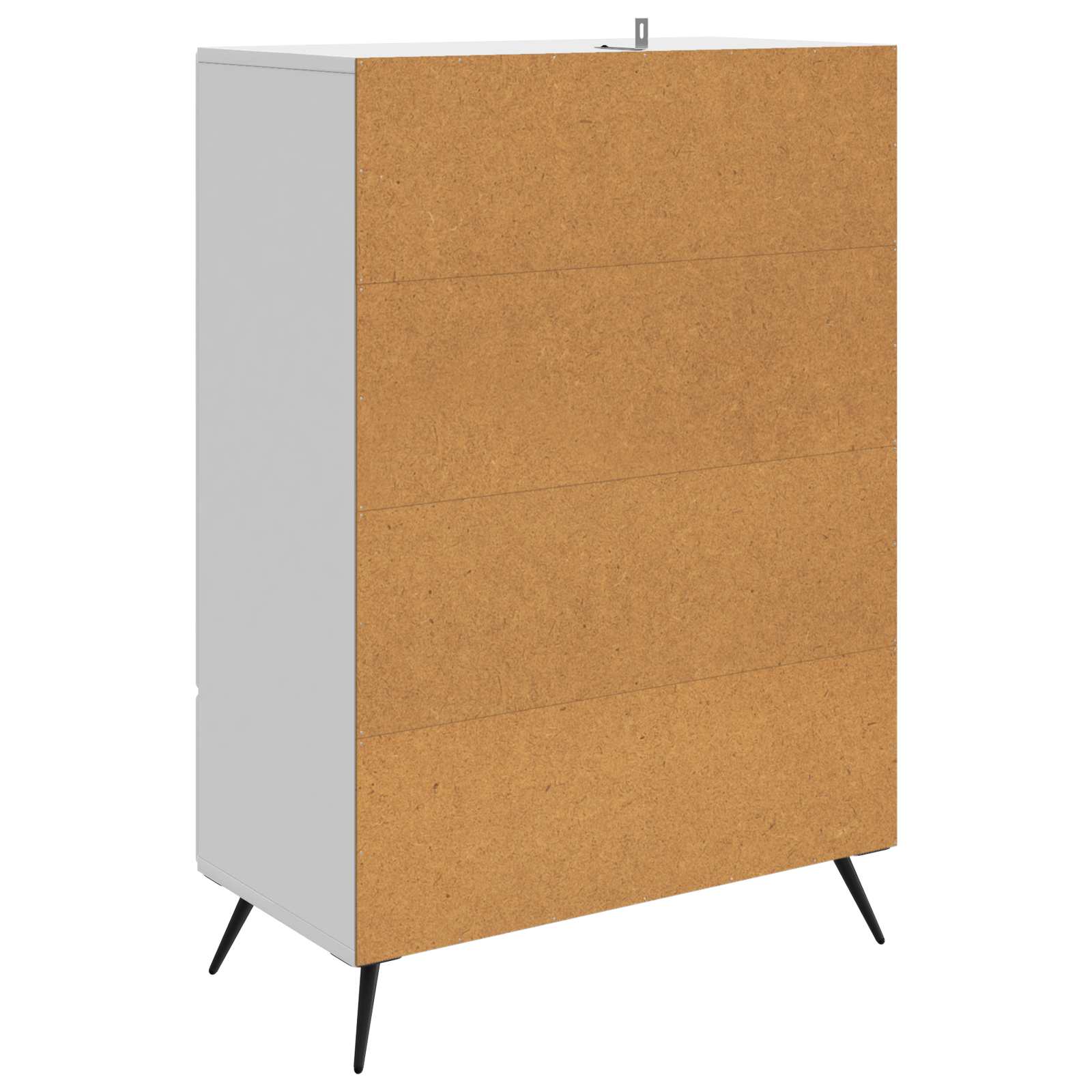 Kreveta s ladicama Bijela visokog sjaja 66 x 34,5 x 95 cm