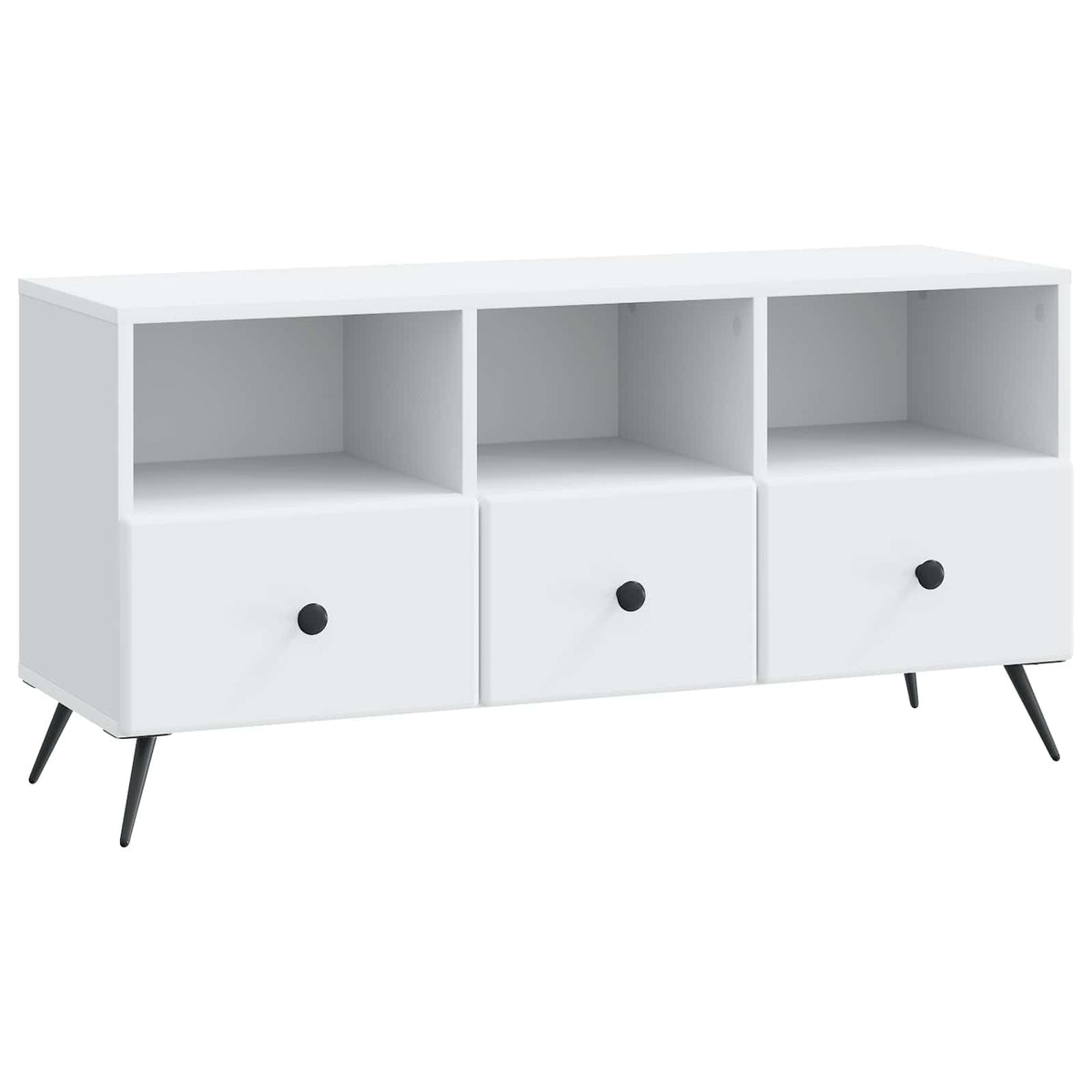 TV ormar s ladicama Bijela 102 x 34,5 x 50 cm Konstruirano drvo