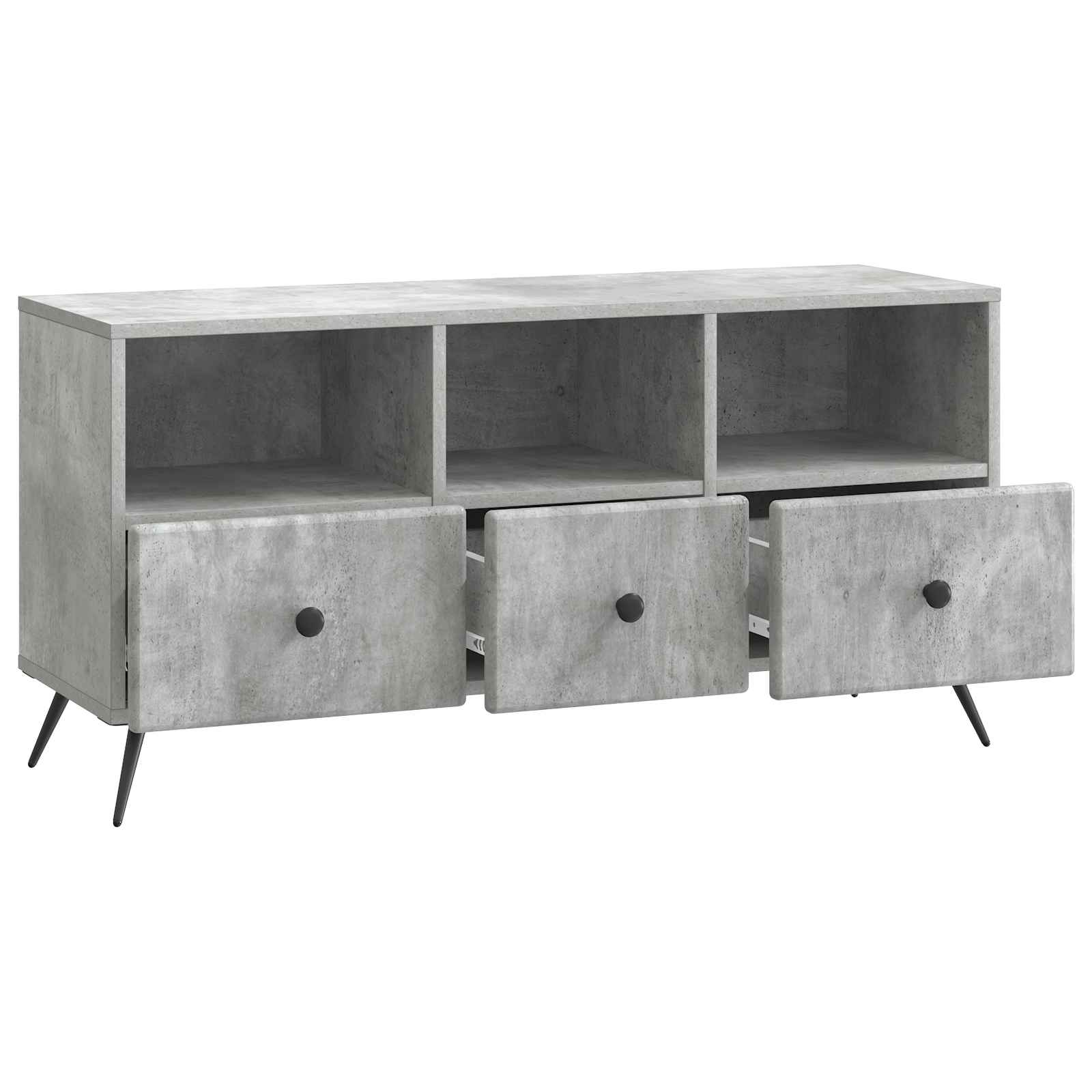 TV ormar Betonska siva 102 x 34,5 x 50 cm Konstruirano drvo