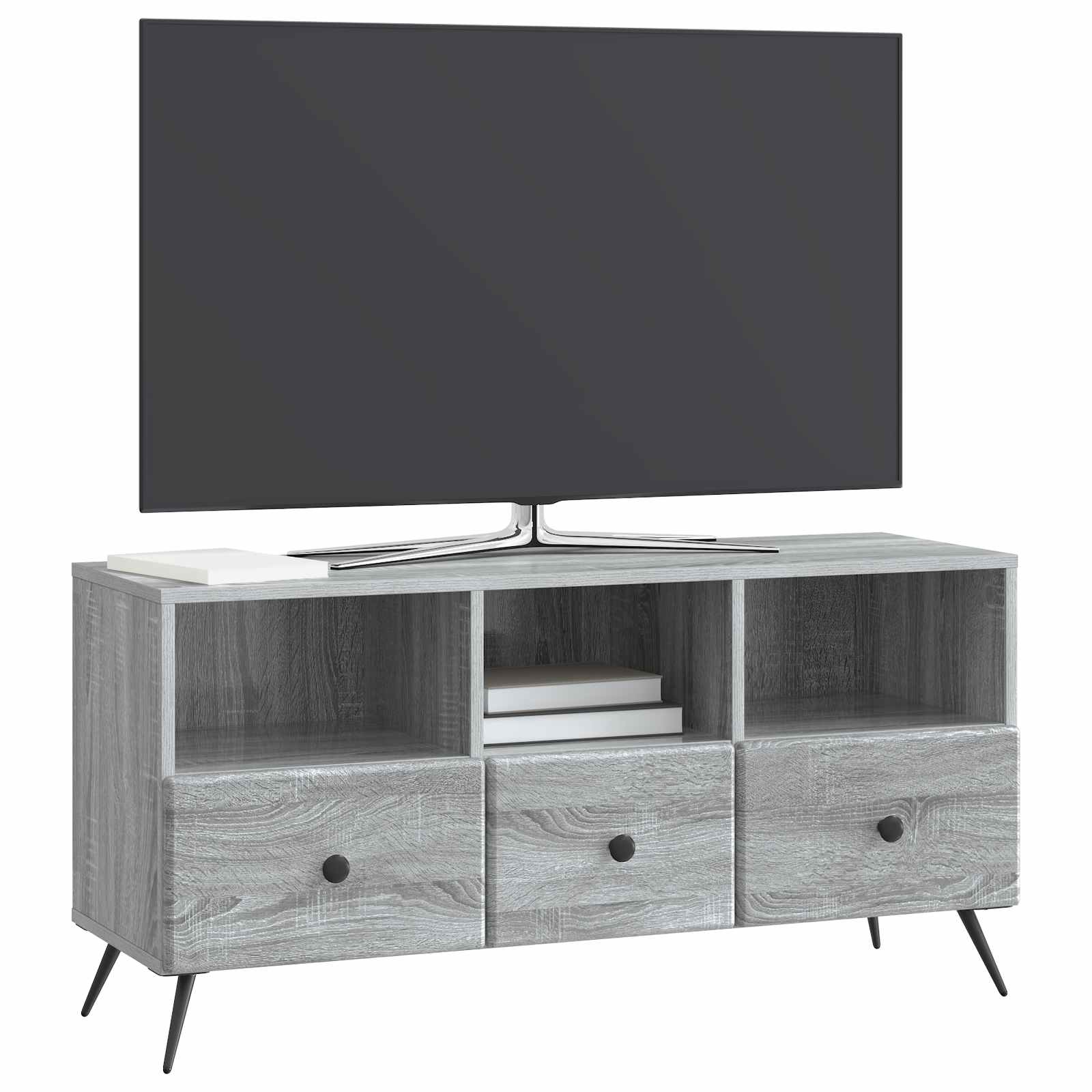 TV ormar Siva sonoma 102 x 34,5 x 50 cm Konstruirano drvo