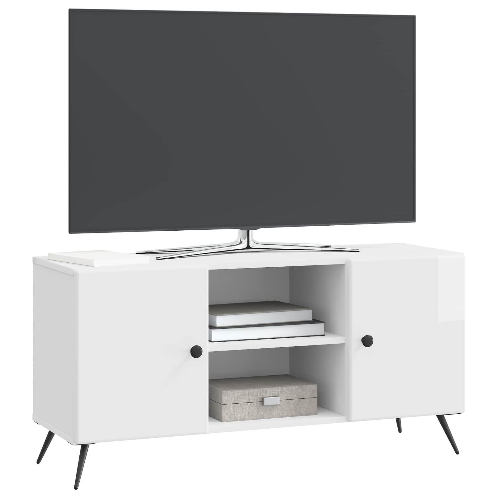 TV ormar Bijela visokog sjaja 102 x 34,5 x 50 cm