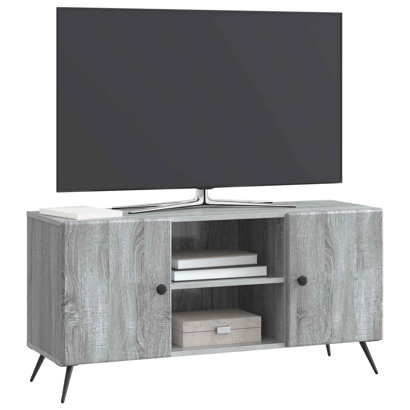 TV ormar Siva sonoma 102 x 34,5 x 50 cm Konstruirano drvo