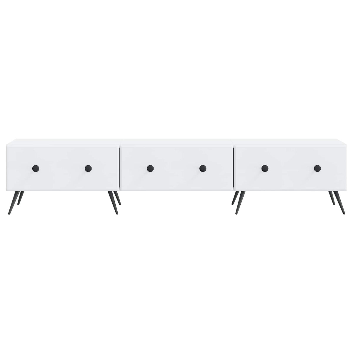 TV ormar s ladicama Bijela 147 x 34,5 x 30 cm Konstruirano drvo